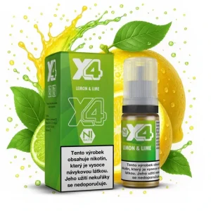 X4 Bar Juice Lemon & Lime 10ml 10mg