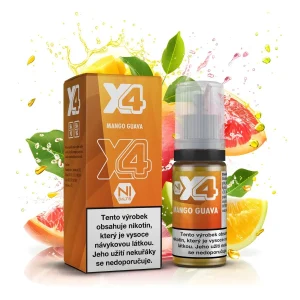 X4 Bar Juice Mango Guava 10ml 20mg Mango s guavou