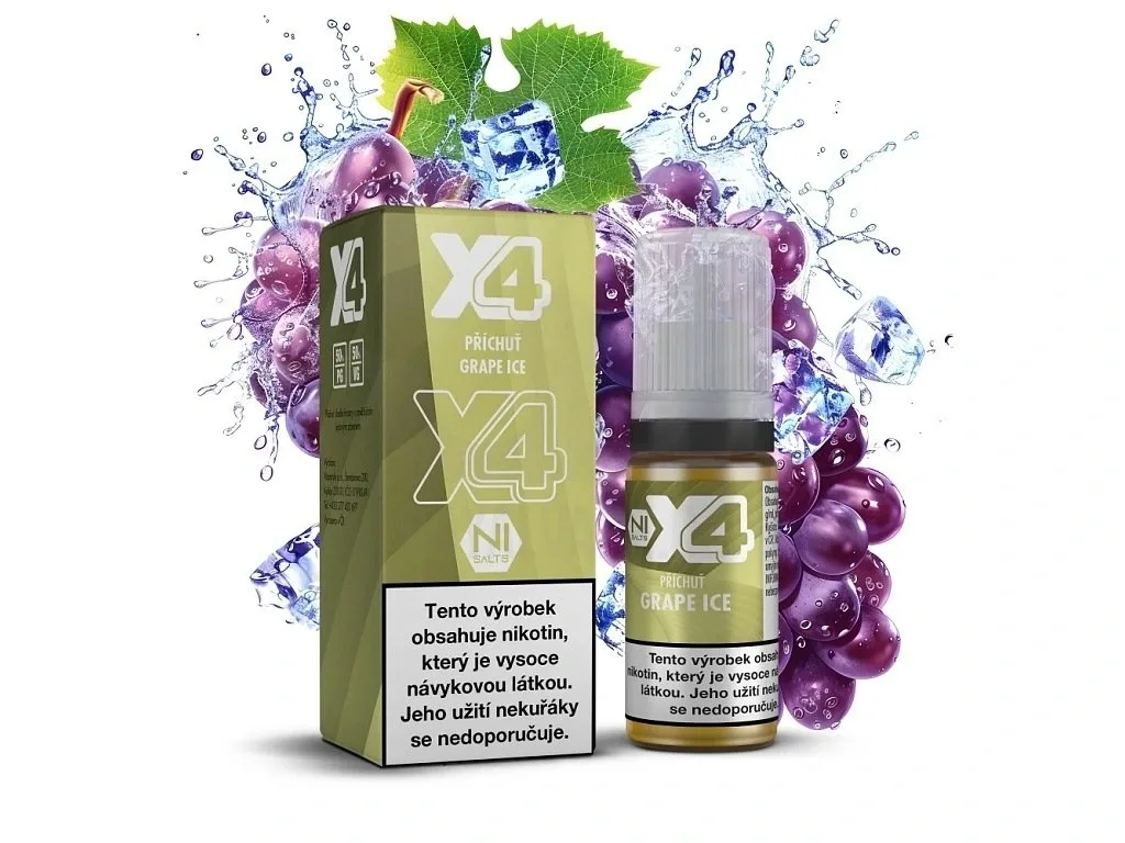 X4 Bar Juice Salt - E