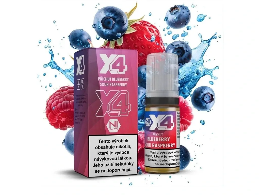 X4 Bar Juice Salt - E-liquid - Blue Sour Raspberry