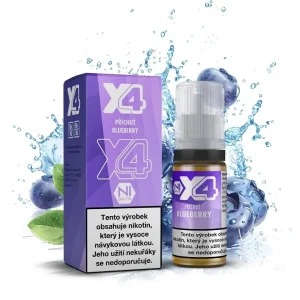 X4 Bar Juice Salt - E-liquid - Blueberry - 20mg Borůvka
