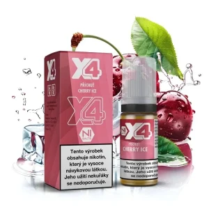X4 Bar Juice Salt - E-liquid - Cherry ICE - 20mg Chladivá třešeň