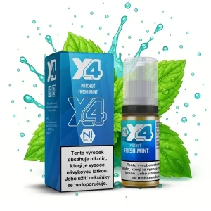 X4 Bar Juice Salt - E-liquid - Fresh Mint - 10mg Čerstvá máta