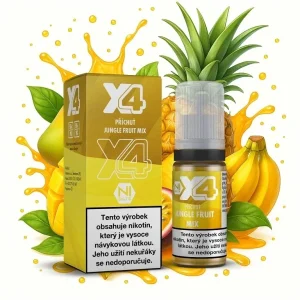 X4 Bar Juice Salt - E-liquid - Jungle Fruit Mix - 20mg Exotický ovocný mix