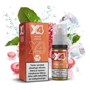 X4 Bar Juice Salt - E-liquid - Lychee ICE - 10mg Chladivé liči