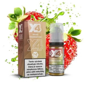 X4 Bar Juice Salt - E-liquid - Strawberry Kiwi - 10mg Jahoda a kiwi