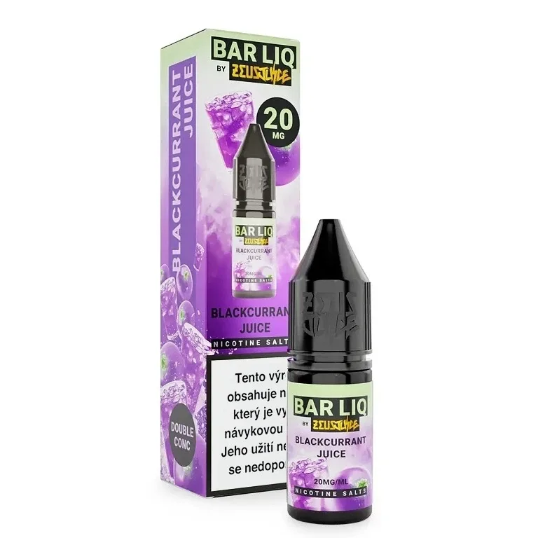 Zeus Juice BAR LIQ - Blackcurrant Juice - 20mg Černý rybíz