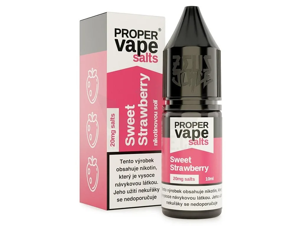 Zeus Juice Proper Vape Salt - E-liquid - Sweet Strawberry