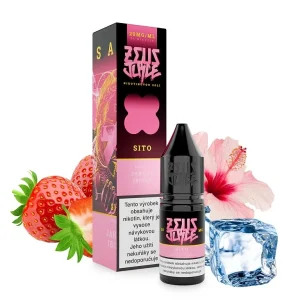 Zeus Juice Salt - E-liquid - Sito - 10ml - 20mg Vychlazené jahody s ibiškem