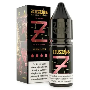 Zeus Juice Salt E-liquid Vermilion 10ml 20mg