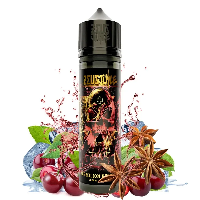 Zeus Juice - S&V - Vermilion Reloaded - 10ml - 2. JAKOST Anýz, Mentol, Třešeň, Chladivá složka (ICE)