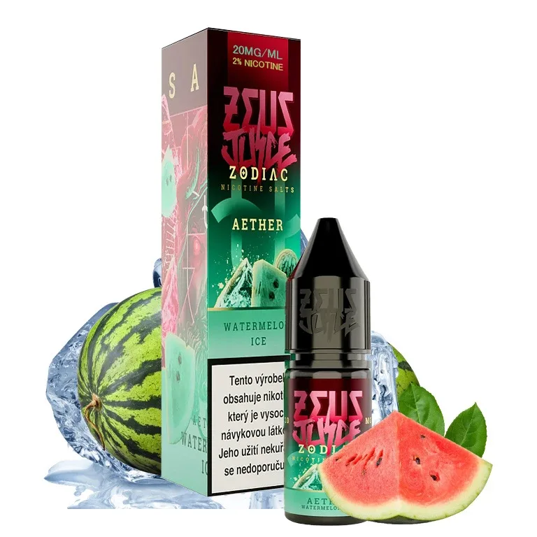 Zeus Juice Zodiac - Salt - Aether - 20mg Vodní meloun, Chladivá složka (ICE)
