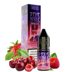Zeus Juice Zodiac - Salt - Cora - 20mg Jahoda, Malina, Třešeň