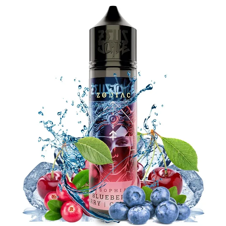 Zeus Juice - Zodiac - S&V - Sophia - 10ml Borůvka, Třešeň, Brusinka, Chladivá složka (ICE)